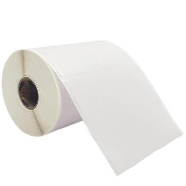 Imagem de Etiqueta Térmica 100x80 10x8 Adesiva Branca Sem Ribbon 32m Rolo Com 38