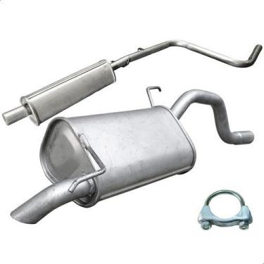Imagem de Kit Escapamento Abafador + Traseiro Palio 1.0 1.4 8v 12 A 14 - ScapJá
