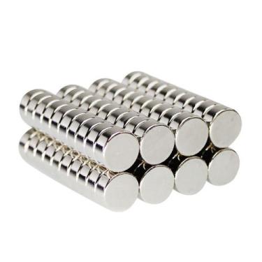 Imagem de 50pcs. Imã De Neodímio 10x4 Super Forte 10mm X 4mm N35 - Neoimã