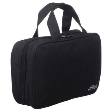 Imagem de Necessaire Masculina Bolsa Cabide Organizador Mala Viagem - PGB, Preto