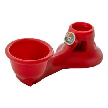 Imagem de Bebedouro Vida Mansa - Portátil Mini, Vermelho