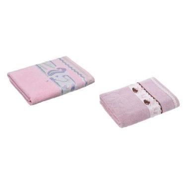 Imagem de Kit 2 Toalhas de Banho Infantil Kids Cavhome, Ballet e Unicórnio