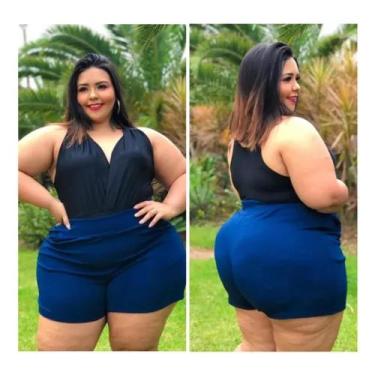 Imagem de Body Decotado Plus Size Veste Até 50 Luxo 