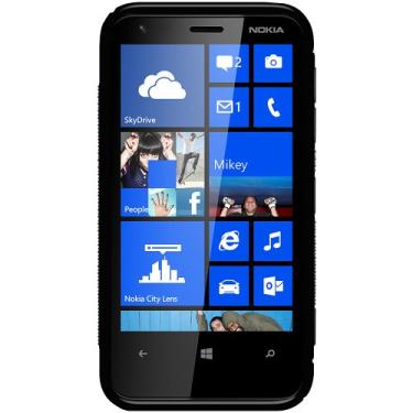 Imagem de Amzer AMZ95837 Capa de TPU híbrida de dois tons para Nokia Lumia 620-1 pacote - embalagem de varejo - preta