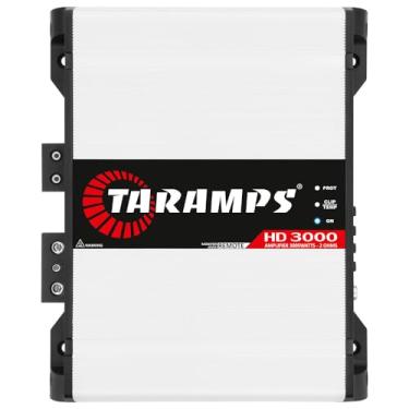 Imagem de Taramp's Taramps Hd 3000 2 Ohms 1 Canal 3000 Watts Rms Max Full Range Car Audio, Monobloco, Indicador de Monitor Led, Amplificador Classe D, Crossover, Amplificador Branco 3K