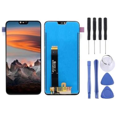 Imagem de Substituição da tela móvel Tela TFT LCD para Nokia X6 (2018) TA-1099 / Nokia 6.1 Plus com Montagem Full (Black) Ecrã LCD