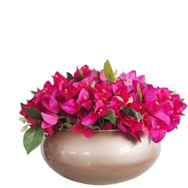 Imagem de Arranjo centro de mesa flores de bougainville grande - La Caza Store