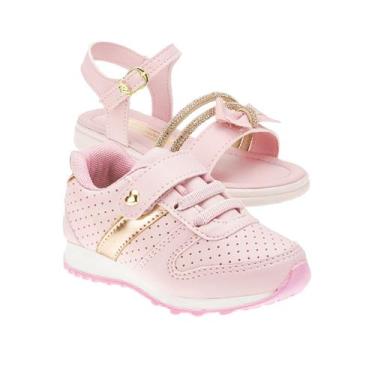 Imagem de Tênis Infantil Menina e Papete - KIT 2 PARES Tam 23 ao 34 - Sapatinhos