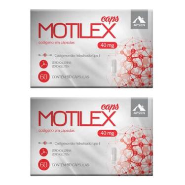 Imagem de Kit 2 Suplemento Vitamina Motilex Caps 40mg 60 Cps  Apsen