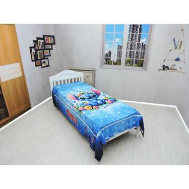 Imagem de Manta Cobertor Stitch Solteiro Ultra Soft Macia Infantil Mod 2 - Fanta