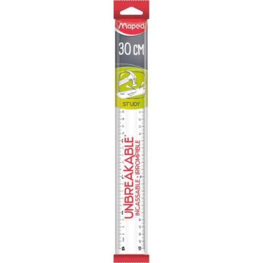 Imagem de Régua de Poliestireno STUDY Unbreakable Cristal 30CM - Maped