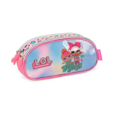 Imagem de Estojo 3 Divisórias Lol Surprise Glow For It Pink Luxcel