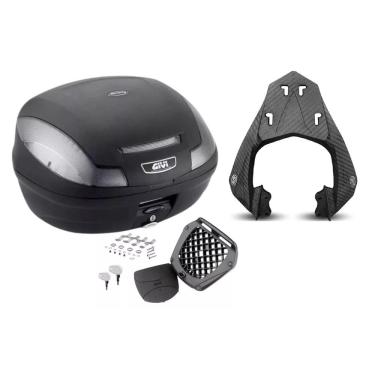 Imagem de Bau 47L M.Lock Givi E-470Nt + Bagageiro Scam Stp0549