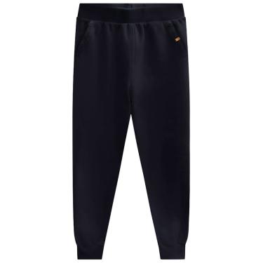 Imagem de Calça Jogger infantil menino em moletom Brandili Preto