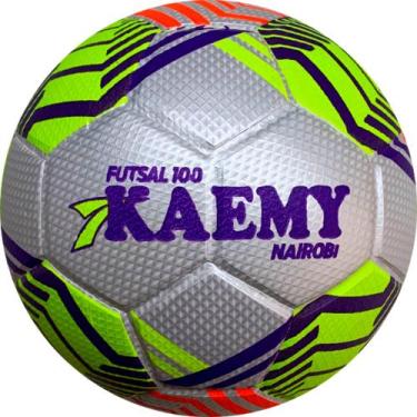 Imagem de Bola Futsal 100 Sub11 Micro Fibra Nairobi Kaemy Soldada 330g-K47