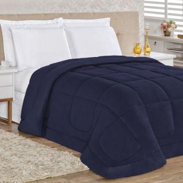 Imagem de Coberdrom Casal Queen Dupla Face Manta e Malha Quentinho Confortável 1