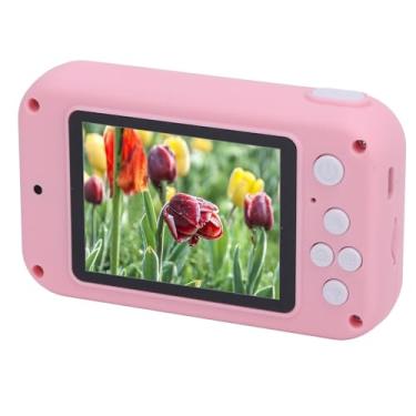Imagem de Câmera Digital, Câmera Compacta 1080P 3MP HD Jogos Intelectuais para Presentes de Aniversário (Rosa)