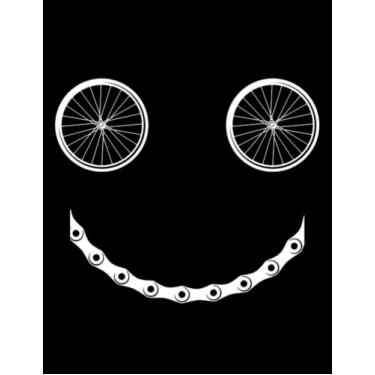Imagem de Funny Mountain Bike Funny Smiley Face Mtb Mountain Bike Cycling Gift: Notebook 8.5"x11"