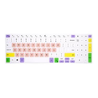 Imagem de WYGCH Capa de teclado para Dell 2021 2020 2019 Inspiron 15 5501 5502 5505 5508 5584 5590 5593 5598 39.6 cm, Inspiron 15 7000 7590 7591 7501 7501 7501 506 7 706 7790, Vostro 7590 5590 7500, Protetor