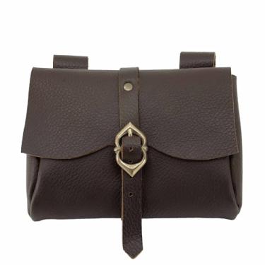 Imagem de Lord of Battles Bolsa medieval, bolsa de couro genuíno, bolsa de cinto, fantasia renascentista, bolsa de cintura, RPG, cosplay, fantasia, mensageiro, bolsa de cinto para ele/ela