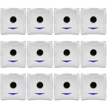 Imagem de 12 sacos de pó para Ecovacs Deebot N30 OMNI/ N30 PRO OMNI Robot Vacuum, Ecovacs Deebot N30 Omni Dust Bags Deebot N30 Omni Pro Saco de pó Ecovacs