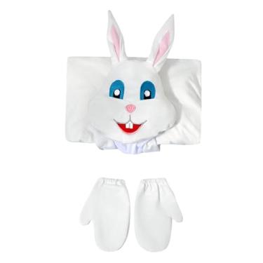 Imagem de Dualoai Fantasia de Páscoa infantil Fantasia de da Páscoa fofo para apresentação no palco Dança Baile de formatura, Xl