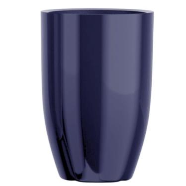 Imagem de Vaso De Planta Fibra De Vidro 75cm Grande Boca Larga Decorativo (Azul Noturno)
