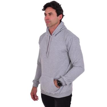 Imagem de Moletom Masculino 100% Algodão Confortável Frio Casual Liso - M R N CO