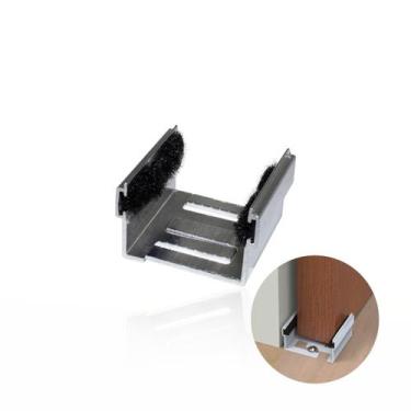 Imagem de Guia U Inferior Para Porta de Correr Externa 40 A 80 Mm - Rodinato