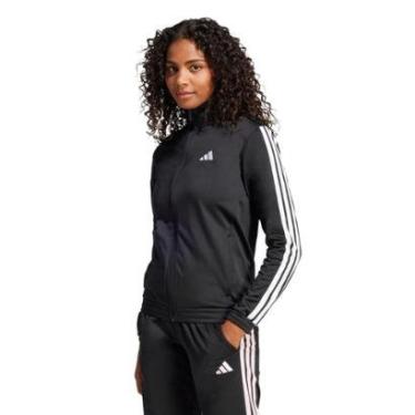 Imagem de Jaqueta Adidas Tricot Três Listras Feminina-Feminino