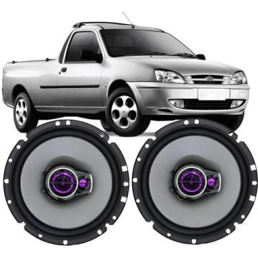 Imagem de Kit Alto Falante Pioneer Dianteira Porta Courier 100w Par, Preto