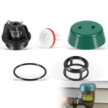 Imagem de Kit de reparo de metade superior de 1/5.1 cm - 3/10.2 cm para PVB4A, Poppet e kit de peças de capota 4A00407 de substituição para Apollo Conbraco, compatível com disjuntor de vácuo de pressão