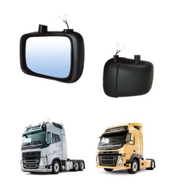 Imagem de Retrovisor Auxiliar Volvo Fh Fm 2016 2017 Ld S Desembaçador - Globo
