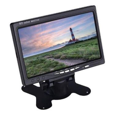 Imagem de Tela Monitor Digital Lcd 7 Colorida - Hdmi - Vga - Av Cor Preto - TFT