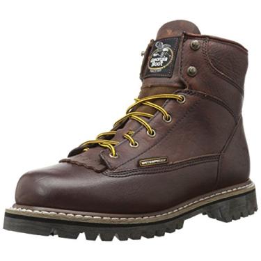 Imagem de Georgia Boot Gbot052 unissex adulto bota cano médio, Chocolate, 9 Wide
