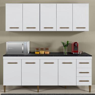 Imagem de Cozinha Completa 9 Portas E 3 Gavetas Atenas Branco