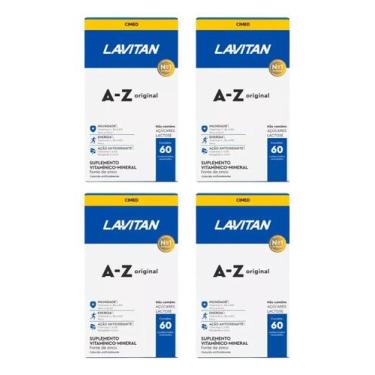 Imagem de Kit 4 Suplemento Lavitan A-Z Original Com 60 Cp - Cimed