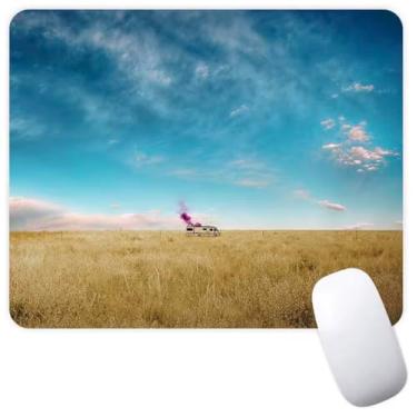 Imagem de Breaking Bad TV Show Título Logo Better Call Saul Walter Branco Antiderrapante Gaming Computer Gaming Desktop Laptop Mouse Pad 18 x 22 cm