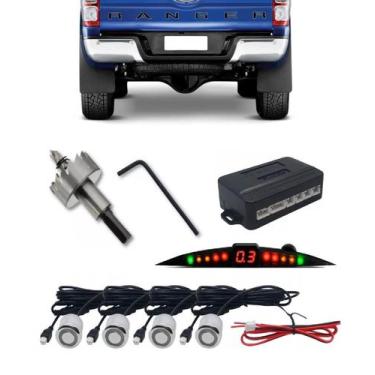 Imagem de Sensor Cromado Parachoque De Metal Ford Ranger 1993/2020 - Tech One