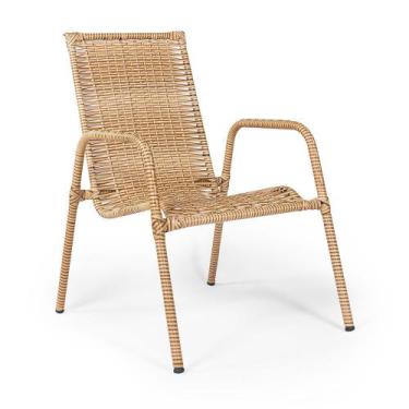 Imagem de Cadeira Sauipe De Junco Vime Rattan Para Áreas Externas - Sofisticasa 