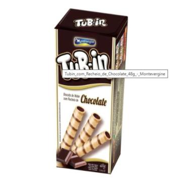 Imagem de KIT 10X Biscoito Tub-in Com Recheio de Chocolate 48g 4652 - Montevergi