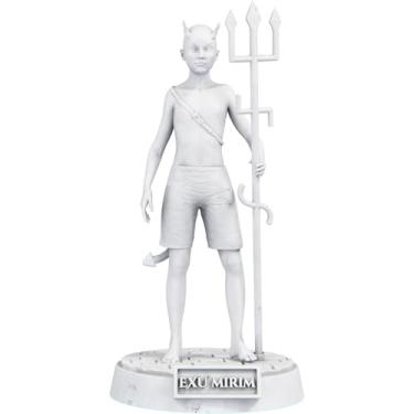 Imagem de Estátua Exu Mirim Imagem Umbanda Candomblé - Exumirim - Versão 2 (Cor Mármore)