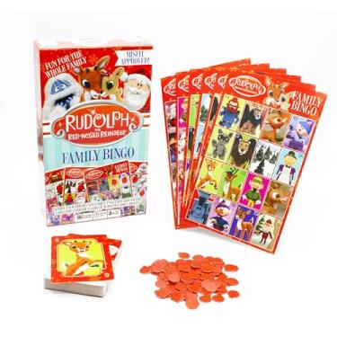 Imagem de Aquarius Rudolph The Red Nosed Reindeer Family Bingo, Multicolor