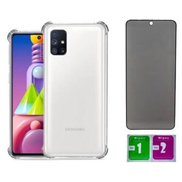 Imagem de Capa Anti Impacto Para Galaxy M31 M21s+ Pelicula Privacidade - Mustang