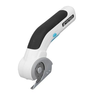 Imagem de Tesoura Elétrica, 320 RPM Cortador de Tecido Recarregável de Alta Eficiência Cortador de Tecido Tesoura Elétrica Sem Fio Com Trava de Segurança para Cobertor, Carpete, Cortina,