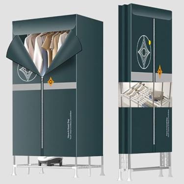 Imagem de Secador De Roupas Elétrico Airer,1500w Racks De Secagem Elétricos Internos De Roupas Aquecidas,airer De Roupas Aquecido Dobrável Com Tampa,rack De Secador De Roupas Aquec, B, withtowelrack