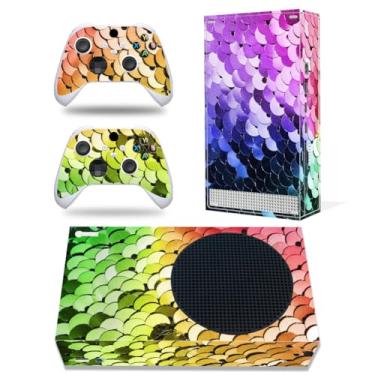 Imagem de Xbox Series S Stickers Full Body Vinyl Skin Decal Protective Cover for Microsoft Xbox Series S Console and Controllers (Series S Colorful)