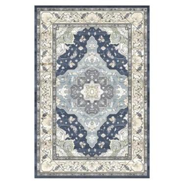 Imagem de Tapete de decoração para quarto, grosso, macio e fofo, para estudo, estilo americano retrô, para sala de estar (200x250 cm/L)