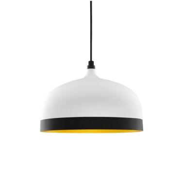 Imagem de Pendente De Metal Branco E Preto