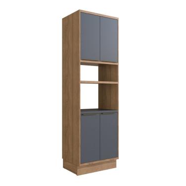 Imagem de Torre Quente 3 Portas 2 Nichos Para Forno Viena Edez Louro Freijó/grafitto